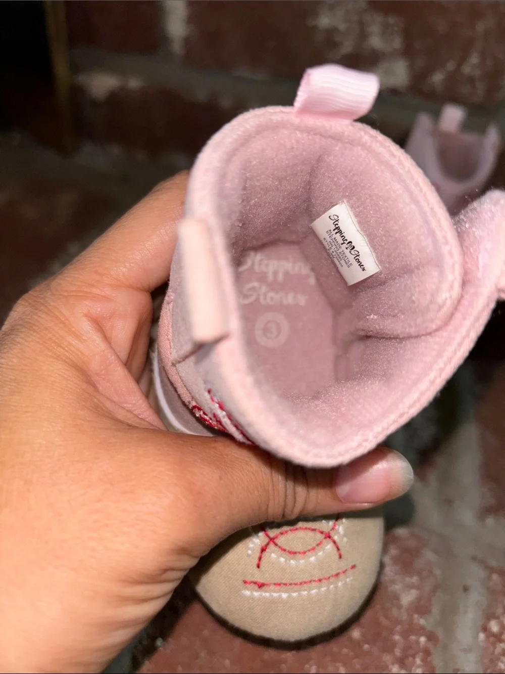 Pink Baby Cowboy Cowgirl Booties Boots Size 6-9 months